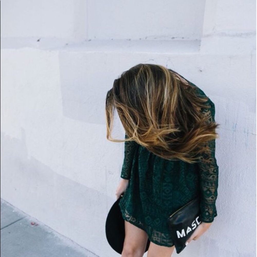 New Years Green Babydoll Dress